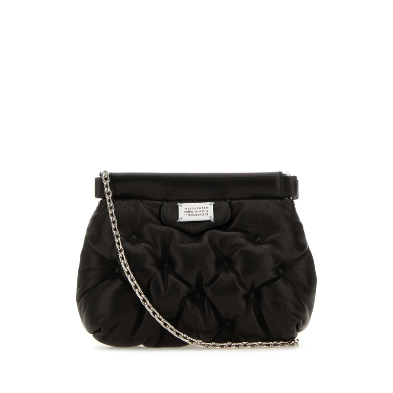 Black Nappa Leather Baby Glam Slam Classique Crossbody Bag Borse A Tracolla - Women