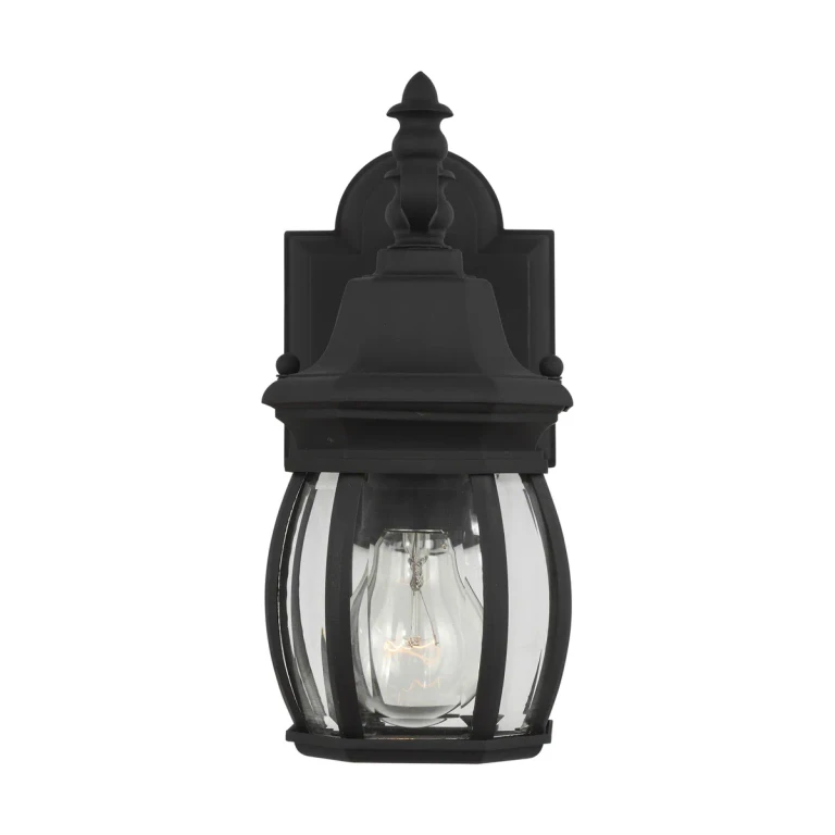 Sea Gull Wynfield Outdoor Wall Light in Black - 88203-12