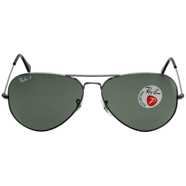 Ray Ban Aviator Classic Polarized Green Classic G-15 Unisex Sunglasses RB3025 004/58 62
