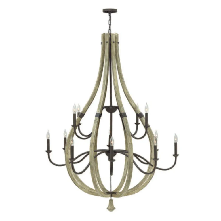 Fredrick Ramond Middlefield 12-Light Chandelier in Iron Rust*