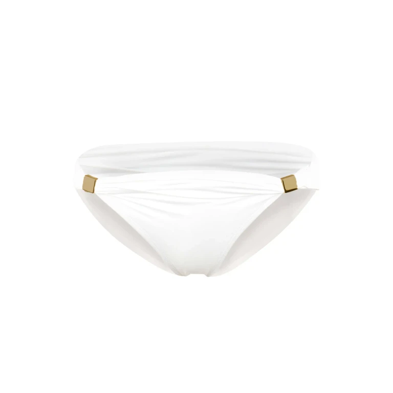 Nina Classic Brief Bikini Bottom White