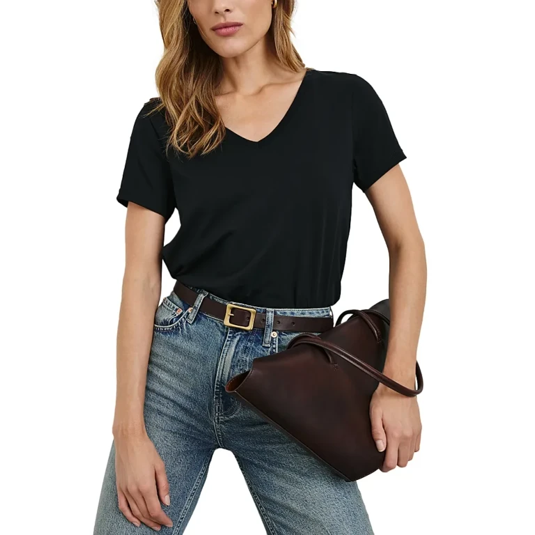 Rails V Neck Short Sleeve Tee