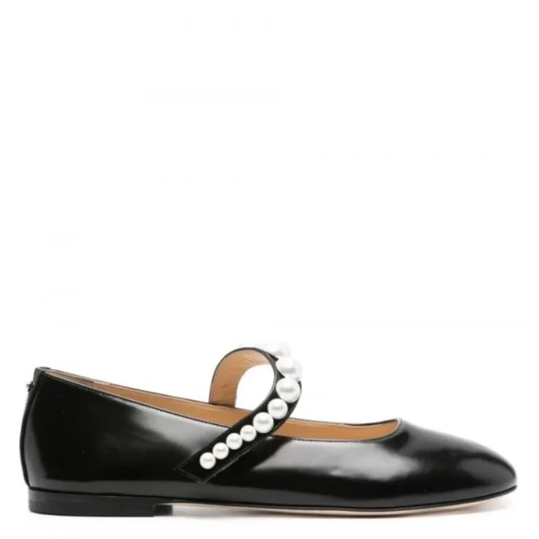 Mach & Mach Sirene Faux-Pearl Embellished Ballerina Flats