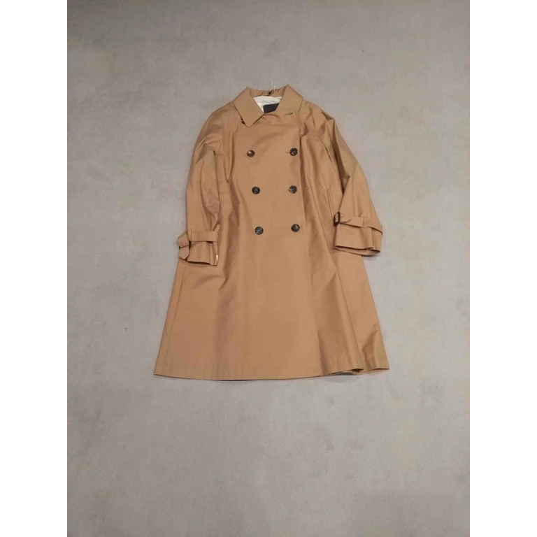 Max Mara Cube Ctrench Brown Cotton Polyester Coat - Women