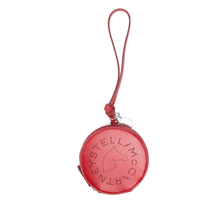 Stella Mccartney Perforated Round Keyring