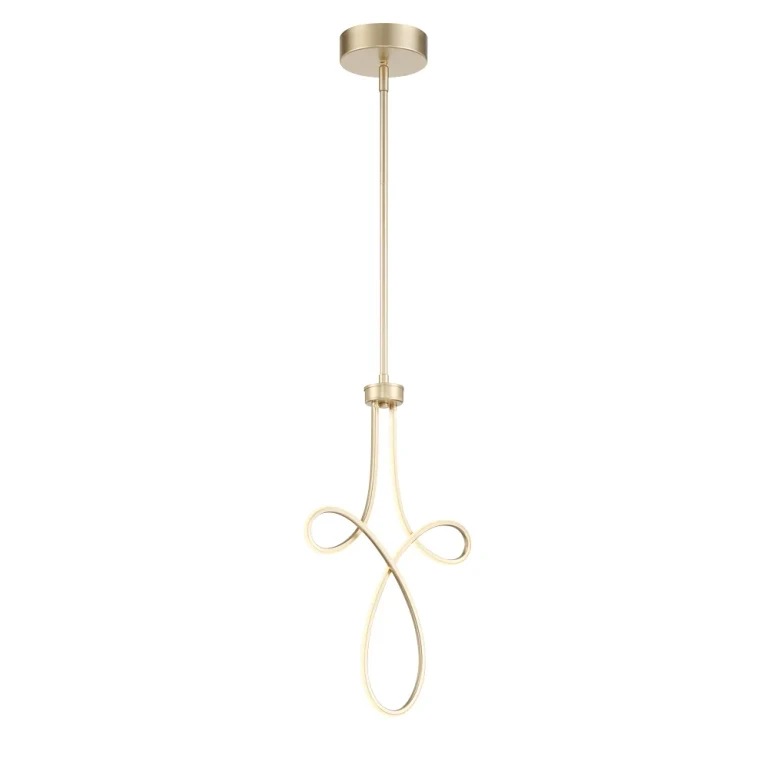 Soft Gold LED Mini Pendant from the Astor Collection