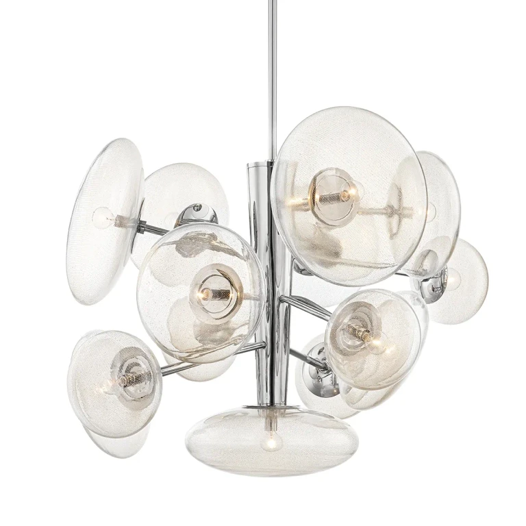 Opera 14-Light Pendant in Polished Nickel