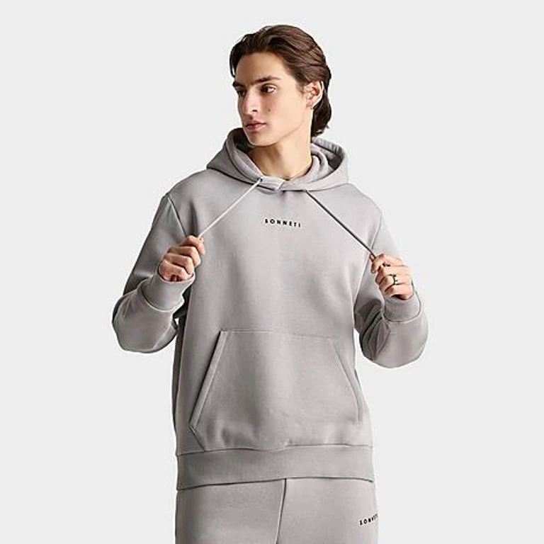 Sonneti London Essential Hoodie in Formal Grey/Black/White Size: XS