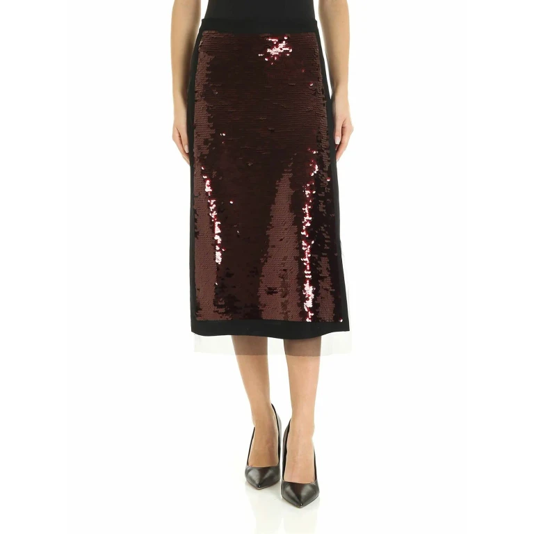 McQ Alexander Mcqueen Jupe Longue - Noir
