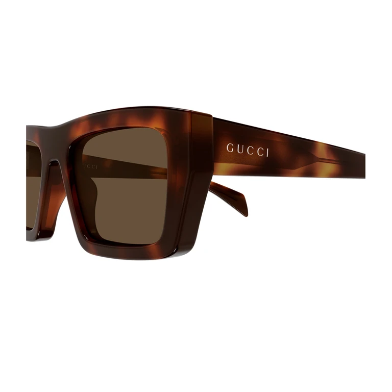 Gucci GG2020S Linea Institutional Logo 002 Havana Brown Recycled Acetate Occhiali Da Sole - Men