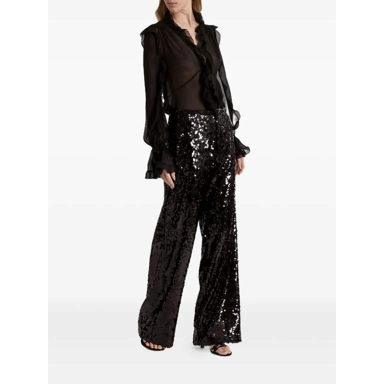 Alberta Ferretti Trousers Avorio - Women