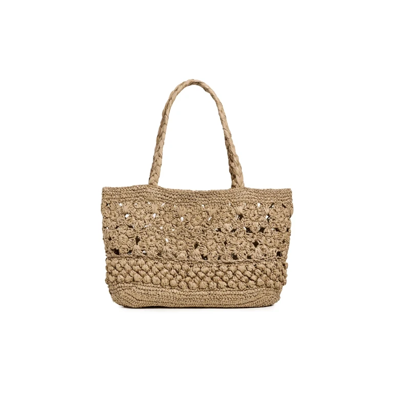 LoveShackFancy Sharlo Bag Tan One Size