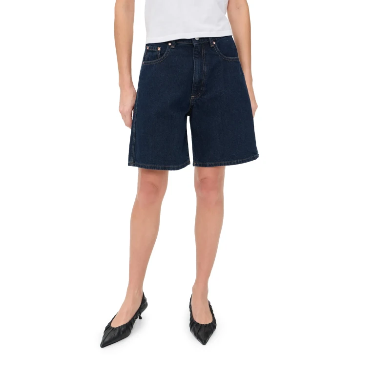 DL1961 Taylor Relaxed High Rise Denim Shorts Prairie 31