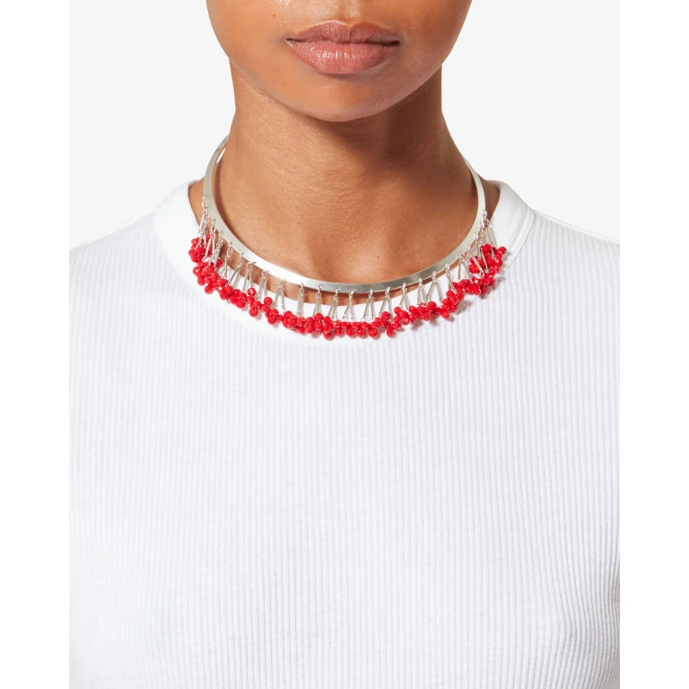 Ras Du Cou Nora - Femme - Rouge-argenté - Isabel Marant