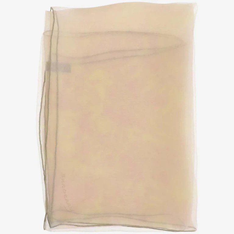 Burberry Seidenschal mit Rosenmuster