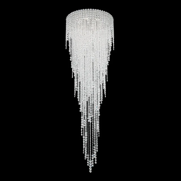 Chantant 6-Light Flush Mount Ceiling Light in Stainless Steel