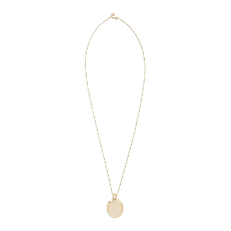 Sophie Blake Double Sided Rumor Pendant Necklace Gold/Pearl/Onyx One Size