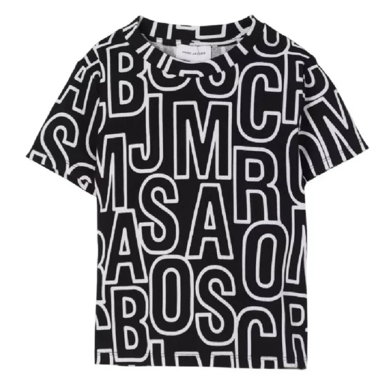 Little Marc Jacobs Kids All-Over Logo T-Shirt