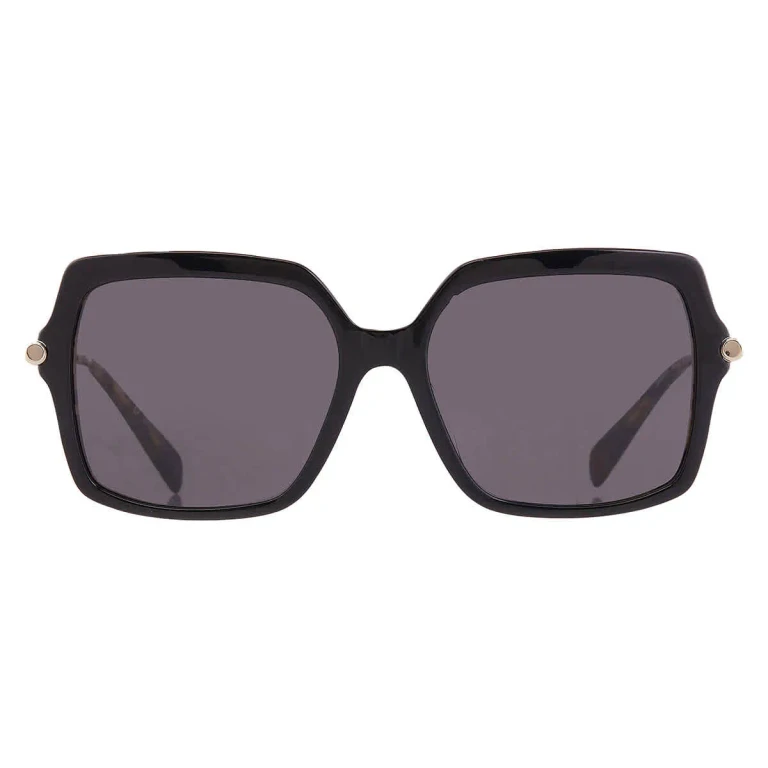 Michael Kors Quogue Dark Grey Solid Square Ladies Sunglasses MK2247U 395087 57
