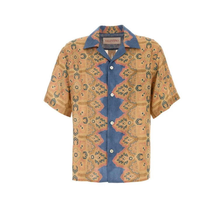 Valentino Garavani Printed Linen Shirt