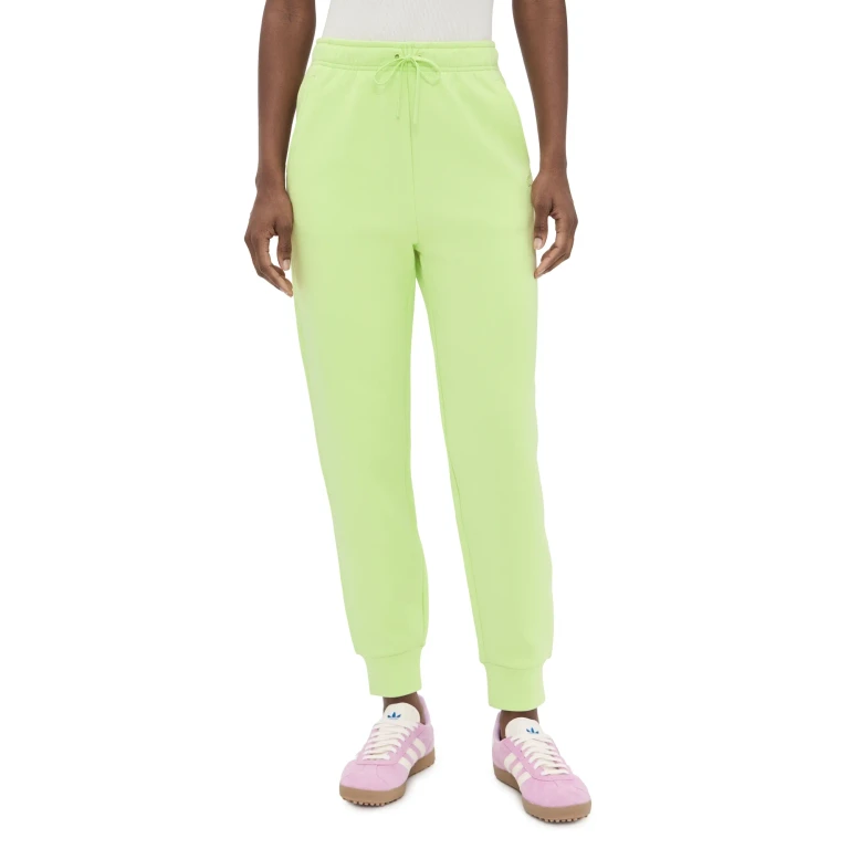 Lacoste Women's Cotton Jersey Sweatpants Lime Green 4