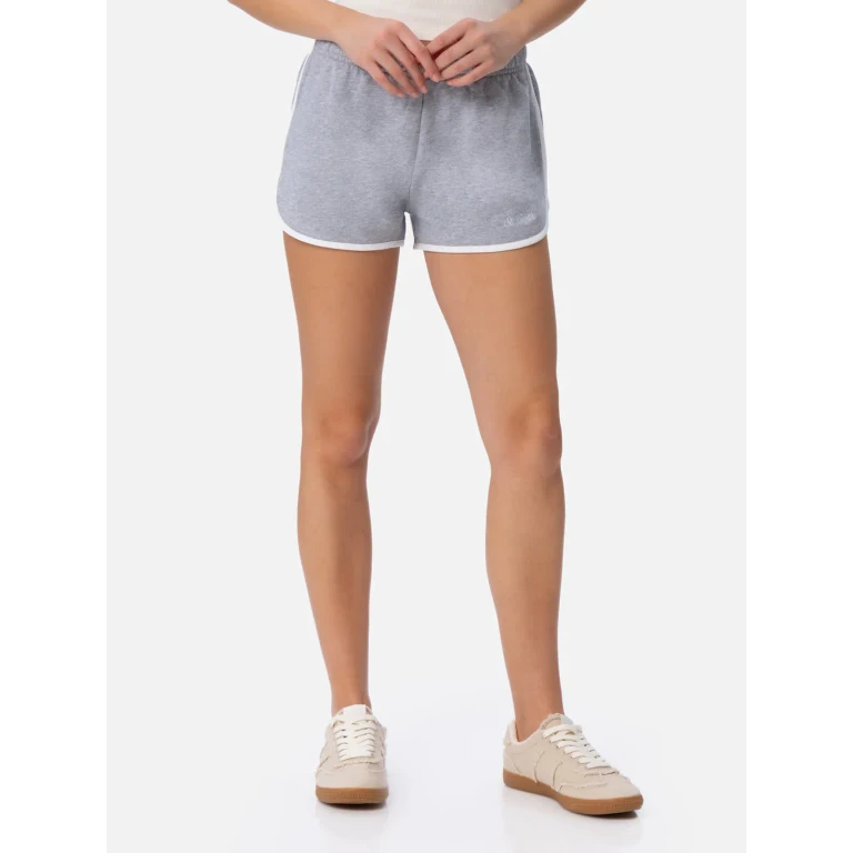 MC2 Saint Barth Francine Cotton Shorts With Contrast Piping
