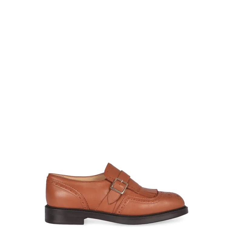 Doucal's Monk-strap In Leather