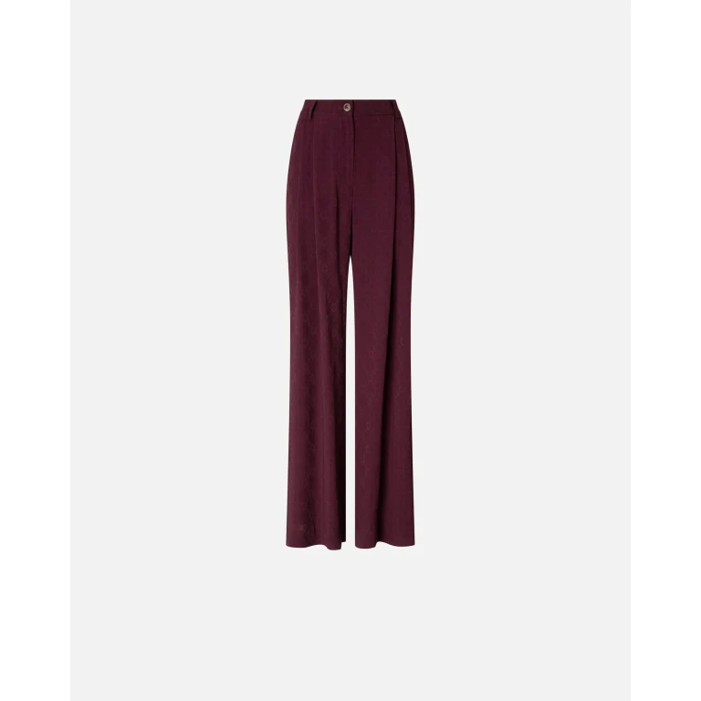 Pinko - Pantalon en jacquard à motif cravate - 40