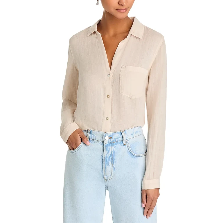 Bella Dahl Linen Button Pocket Shirt