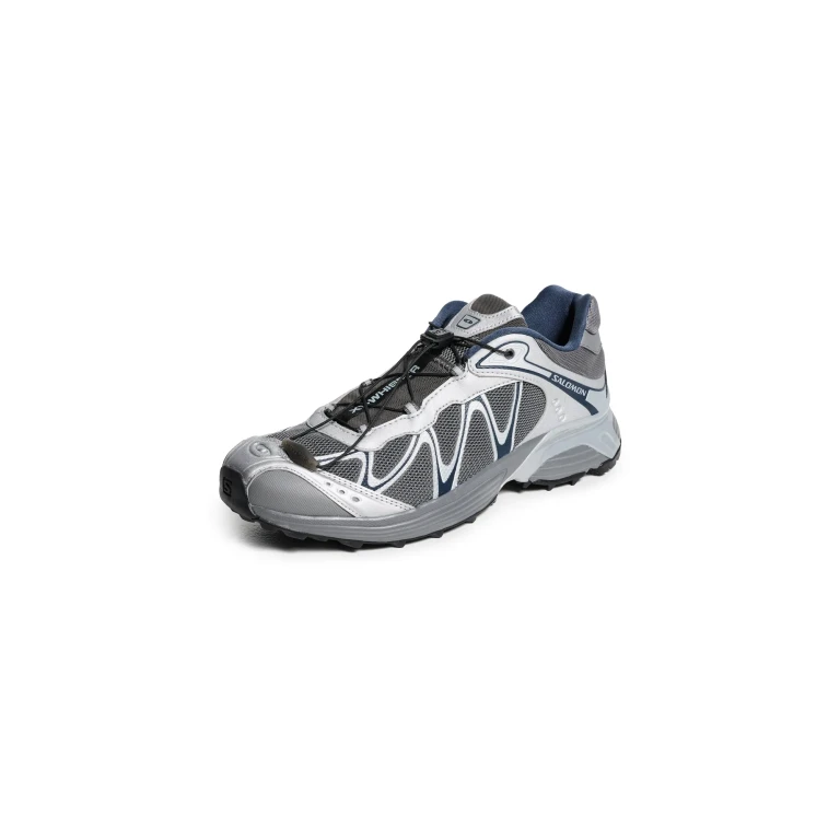 Salomon xt-whisper Grey Sneakers With Printed Logo On The Side And Drawstring Closure In Fabric Unisex