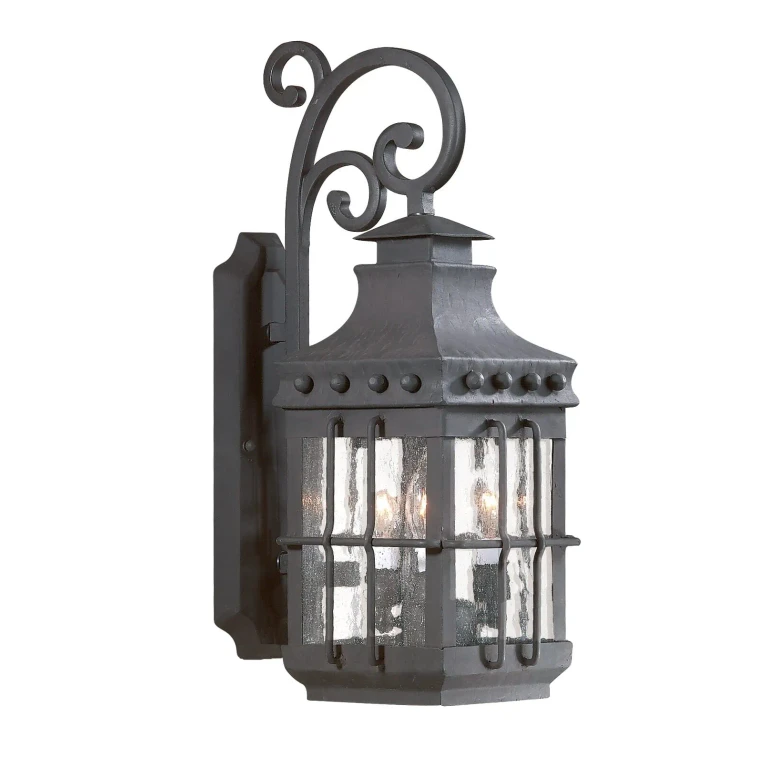 Troy Dover 3-Light 23" Outdoor Wall Light in Natural Bronze