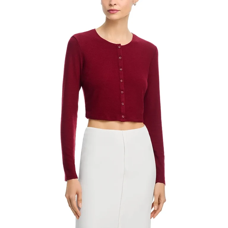 Leset Lauren Crewneck Cardigan