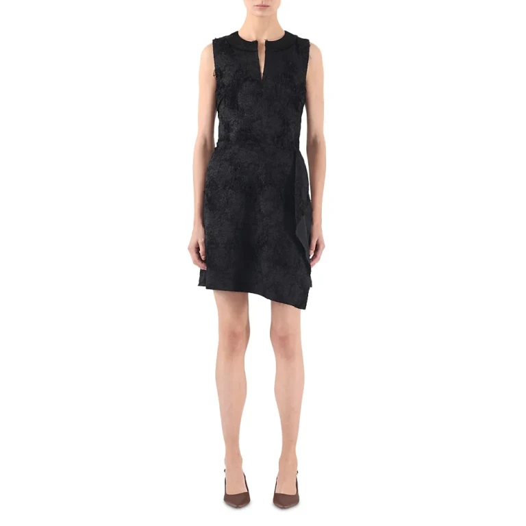 Jason Wu Collection Asymmetrical Jacquard Midi Dress