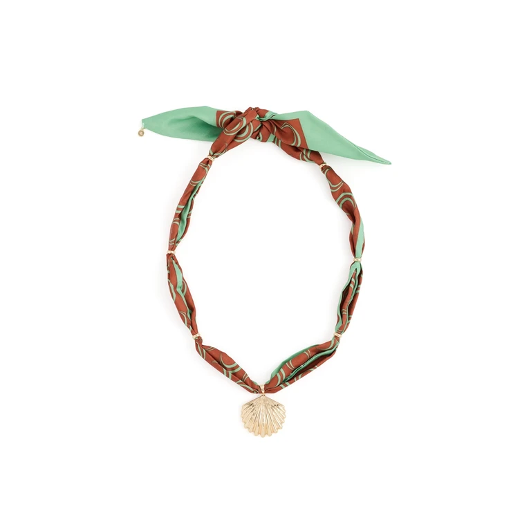 Ettika Resort Scarf Necklace Gold One Size