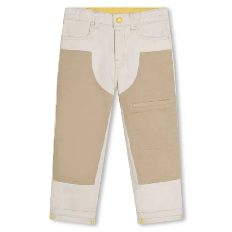 Little Marc Jacobs Kids Logo Patch Straight Leg Trousers