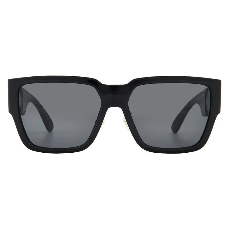 Versace Dark Grey Square Mens Sunglasses VE4483D GB1/87 57