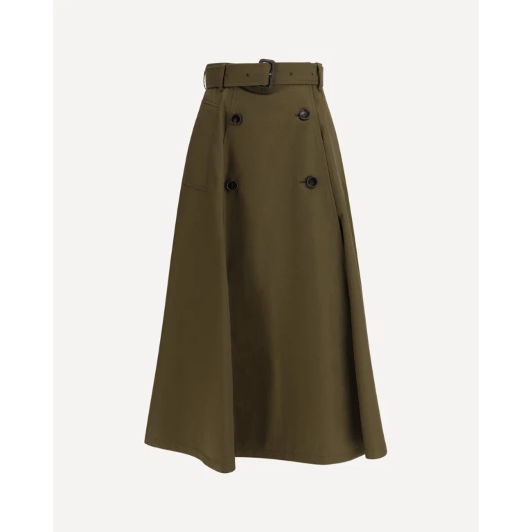 BURBERRY Trench midi Skirt Female 8