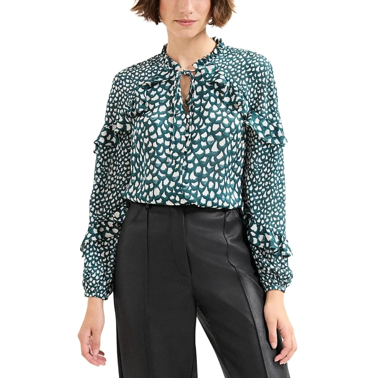 Phase Eight Manon Frill Detail Blouse