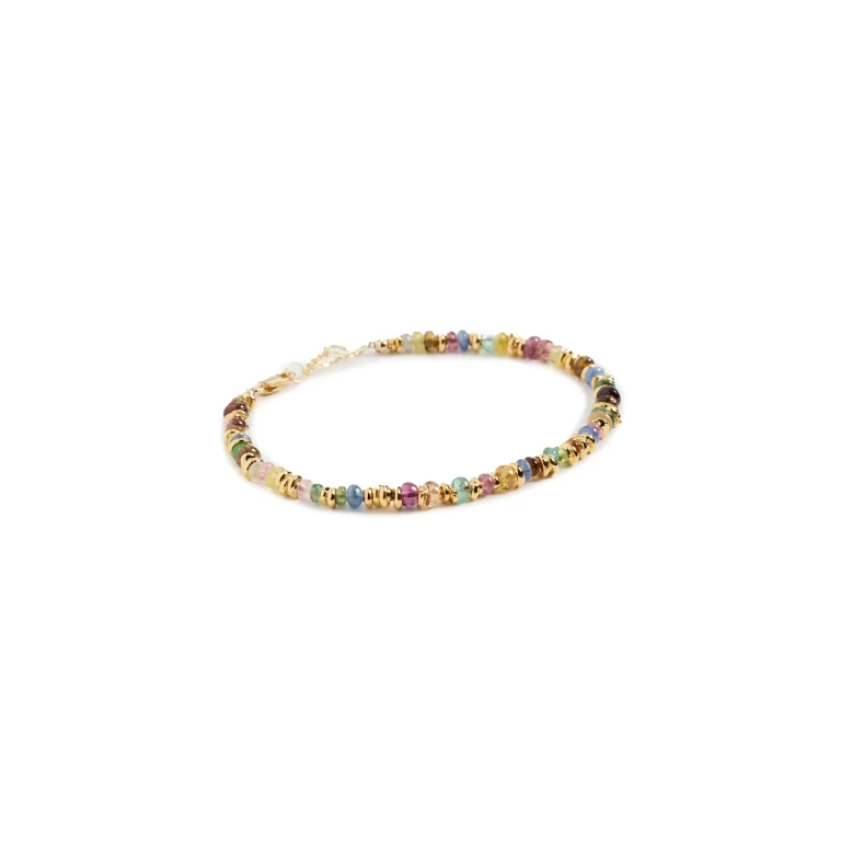 SHASHI Judy Gemstone Bracelet Multi One Size