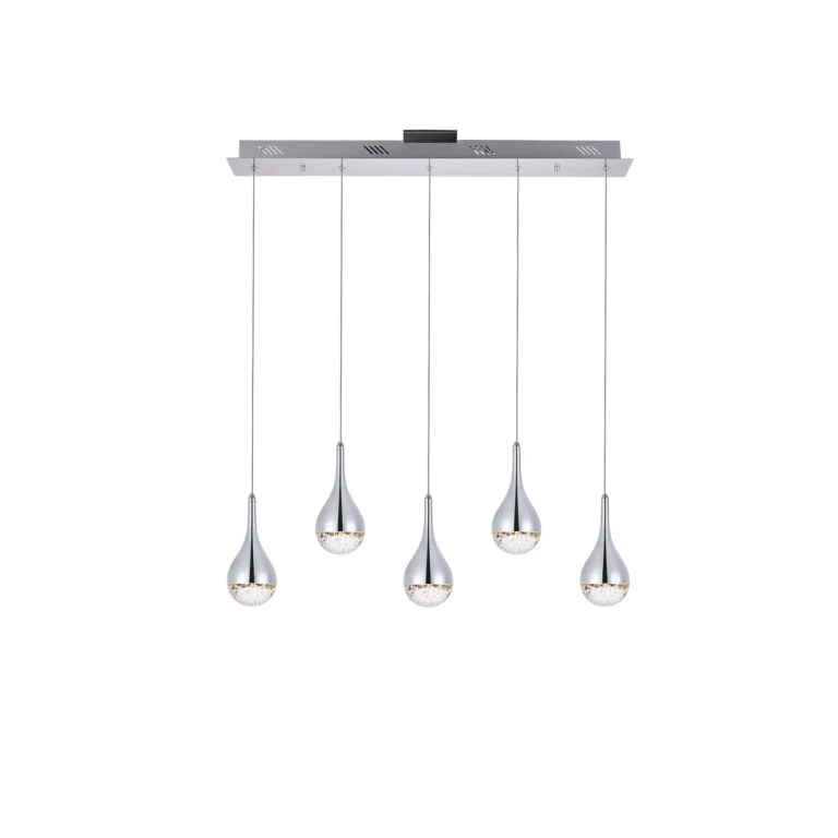 Chrome LED Chandelier from the Amherst Collection