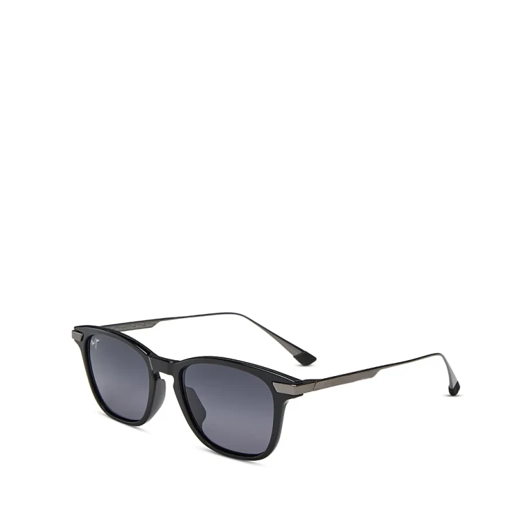 Maui Jim Manaolana Polarized Square Sunglasses, 51mm