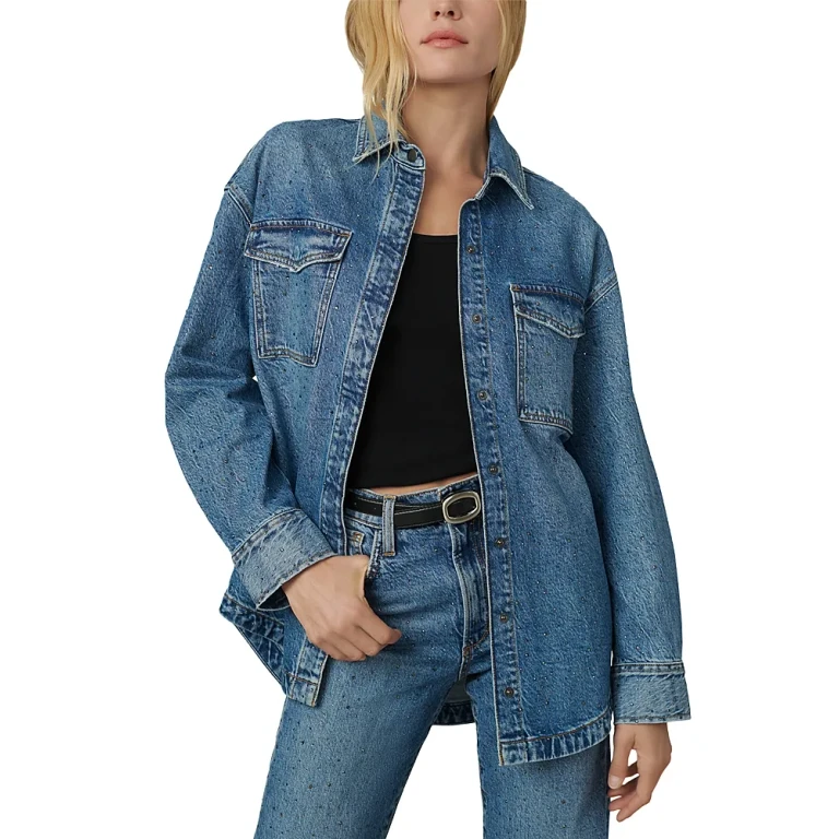 Joe's Jeans The Katrina Embellished Denim Shirt