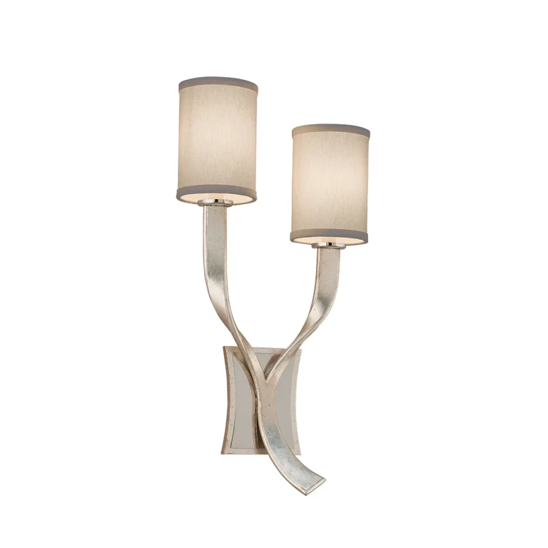 Silver Leaf Wall Sconce from the Roxy Collection