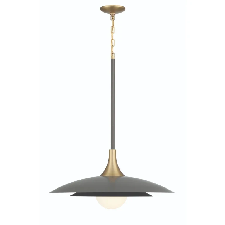 Gray LED Pendant from the Welsh Collection