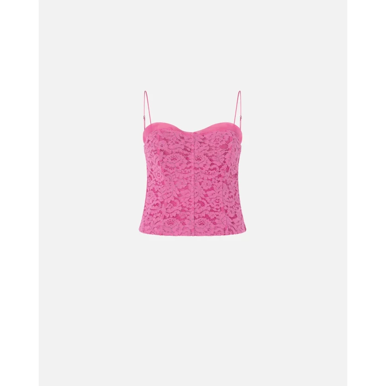 Pinko Spitzen-Bustier-Top