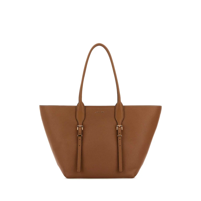 Michael By Michael Kors Cappuccino Leather Moore Shopping Bag Husk Borse A Mano - Women