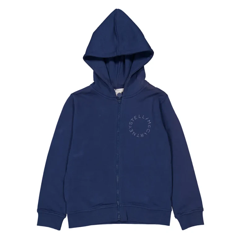 Stella McCartney Kids Logo Zip Hoodie