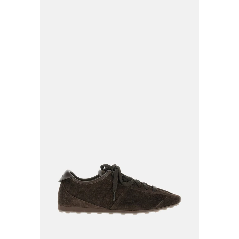 JACQUEMUS Sneakers Brown Lamb Leather - Men
