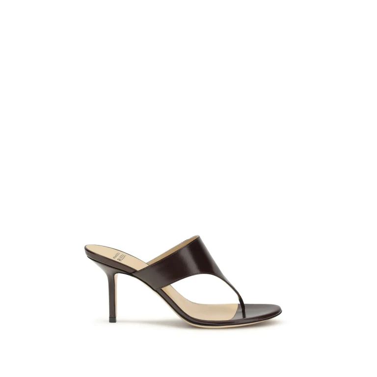 Heeled Sandal Woman color Burgundy (R1S1031354)