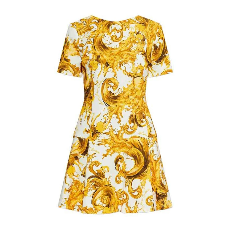 Versace Jeans Couture Printed Short-sleeves Dress